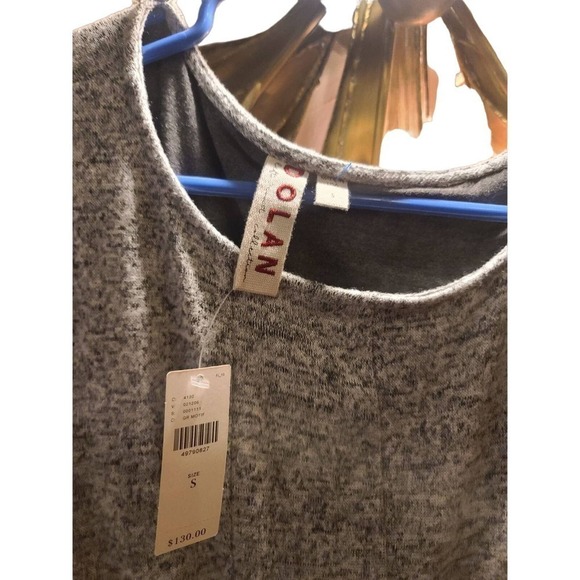 NWT Anthropologie Dolan Left Coast Women's Small Gray Heather Piper Flare Dress - Picture 3 of 6